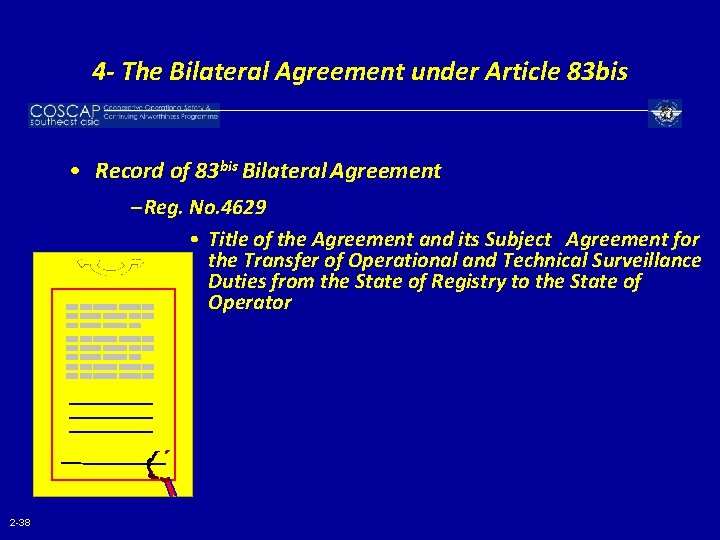 4 - The Bilateral Agreement under Article 83 bis • Record of 83 bis