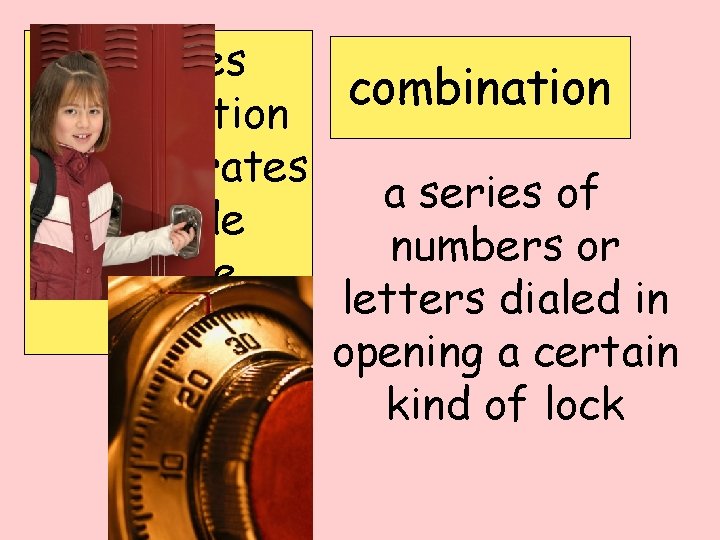cavities combination demonstrates a series of episode numbers or profile letters dialed in strict