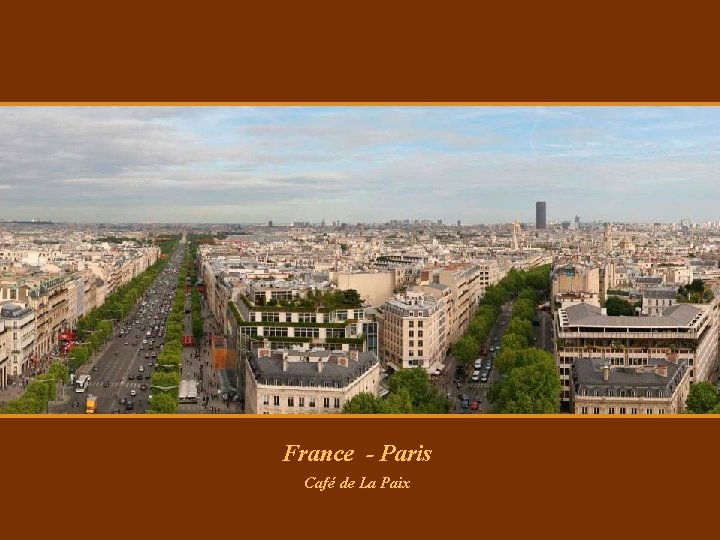 France - Paris Café de La Paix 