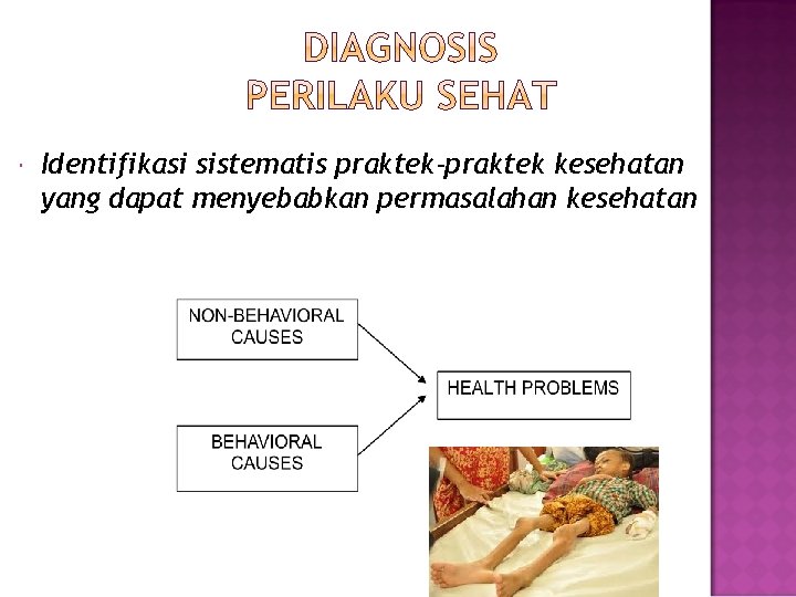  Identifikasi sistematis praktek-praktek kesehatan yang dapat menyebabkan permasalahan kesehatan 22 