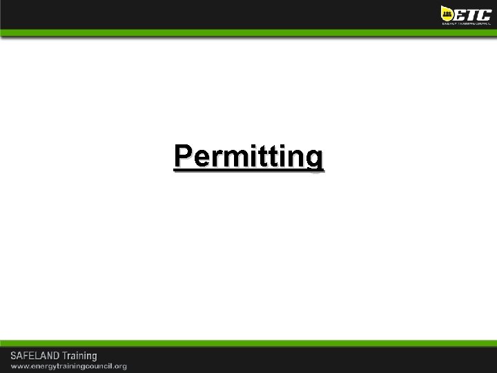 Permitting 