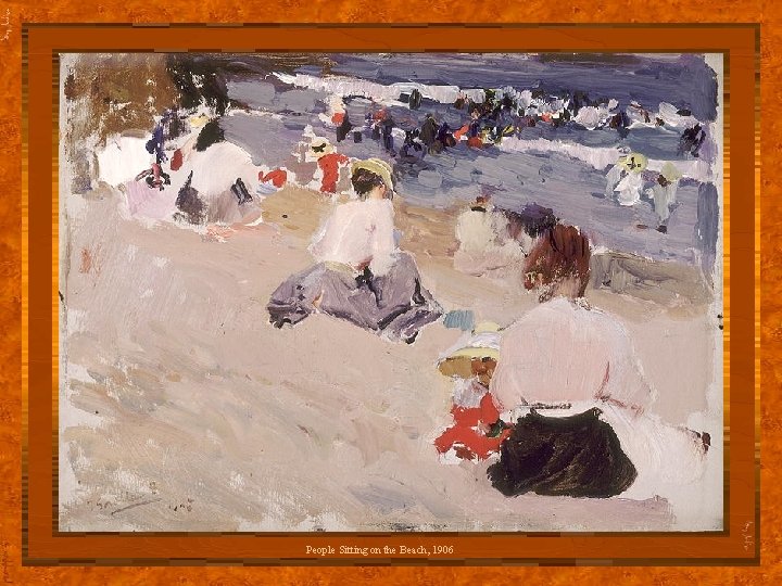People Sitting on the Beach, 1906 