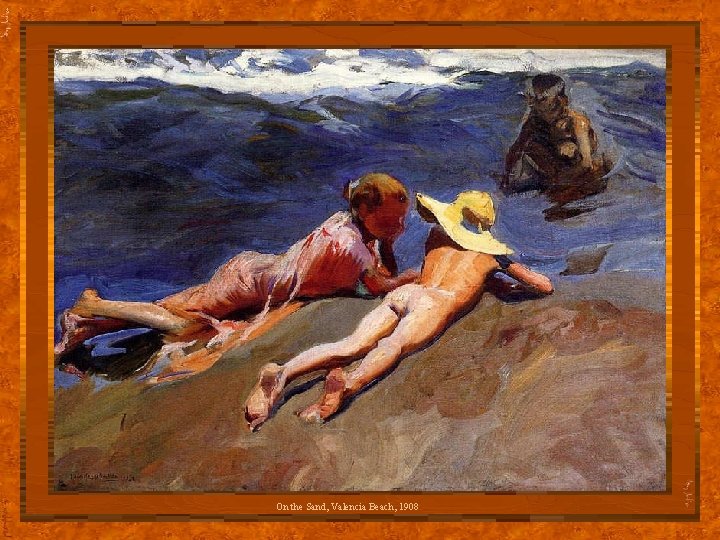 On the Sand, Valencia Beach, 1908 