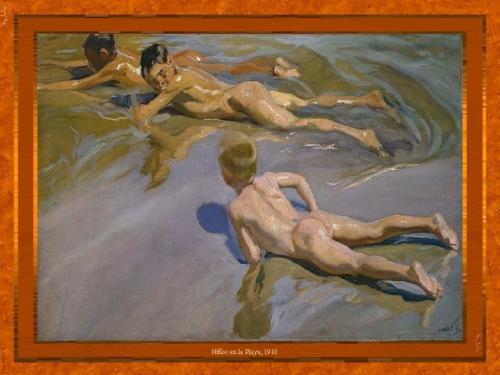 Niños en la Playa, 1910 