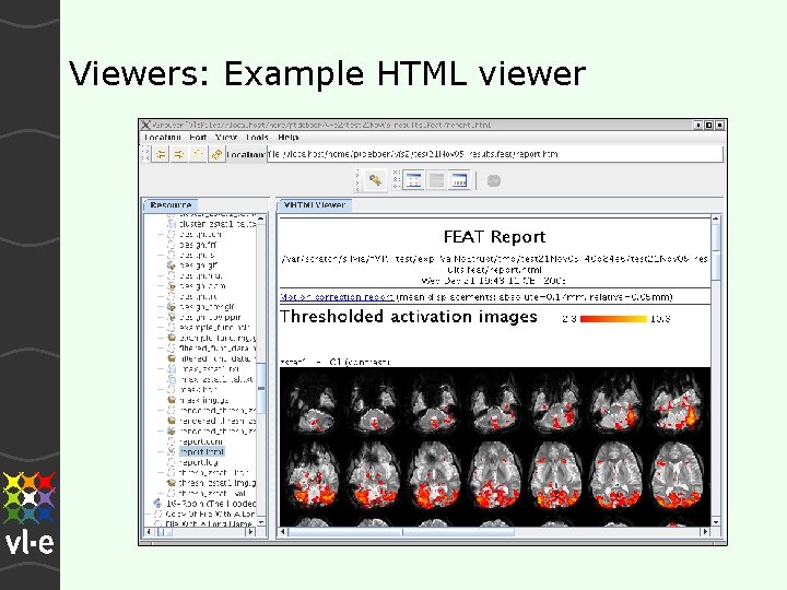 Viewers: Example HTML viewer 