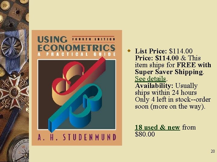 w List Price: $114. 00 & This item ships for FREE with Super Saver