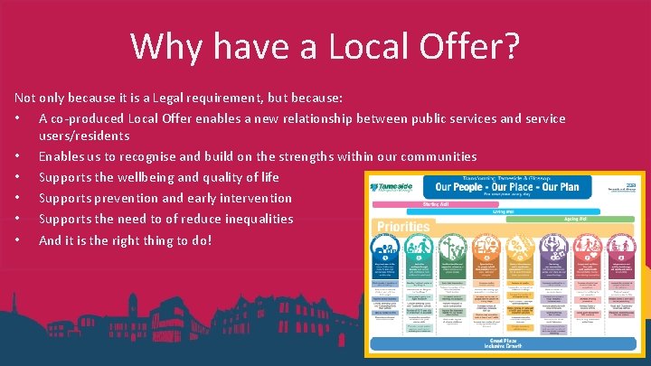 Why have a Local Offer? Not only because it is a Legal requirement, but