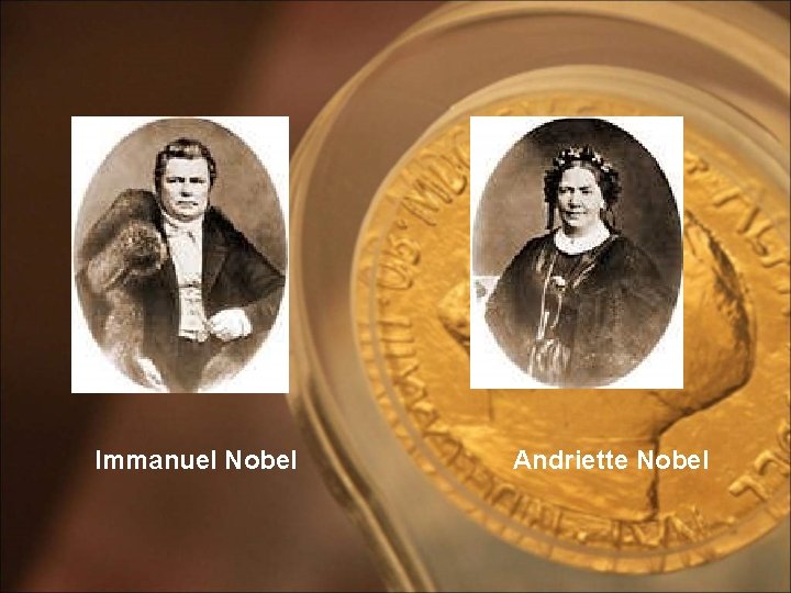 Immanuel Nobel Andriette Nobel 