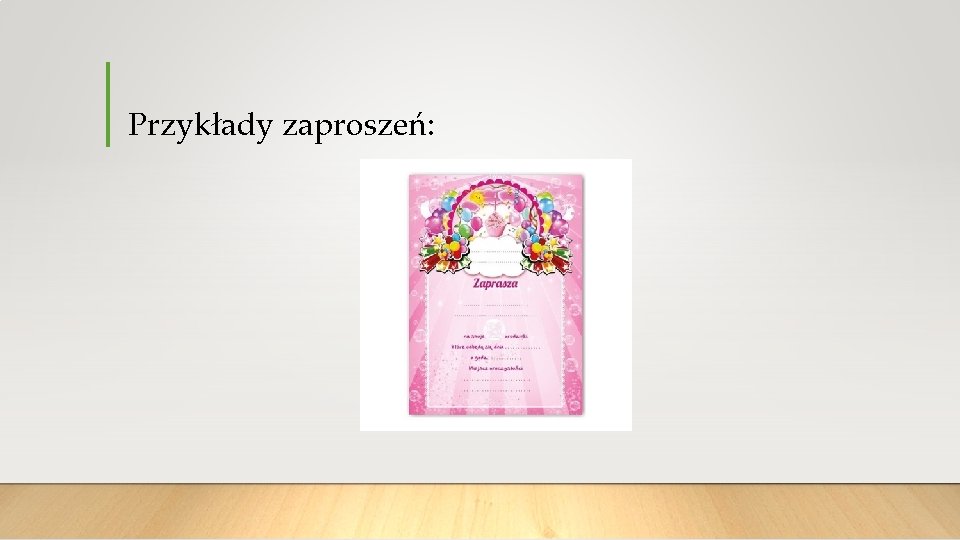 Jak Napisać Zaproszenie Na Przedstawienie Jak napisa zaproszenie Wyobracie sobie napisalimy scenariusz naszej