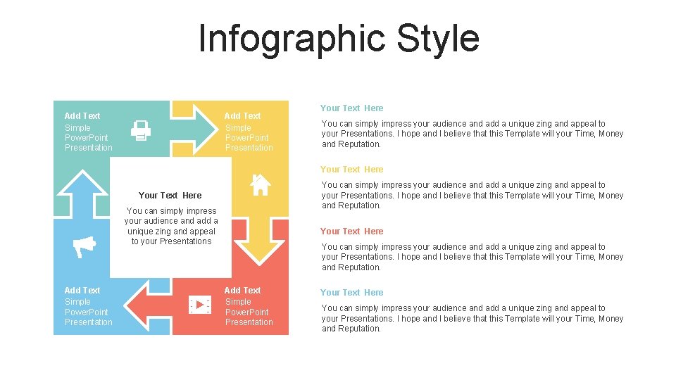 Infographic Style Add Text Simple Power. Point Presentation Your Text Here You can simply