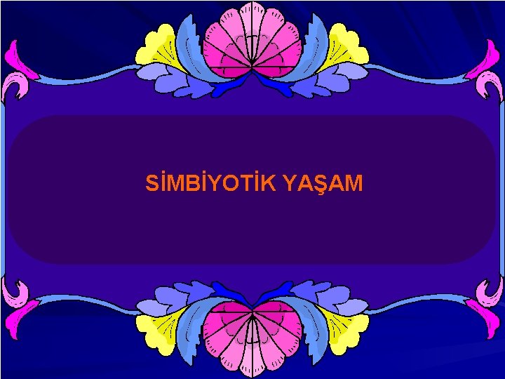 SİMBİYOTİK YAŞAM 