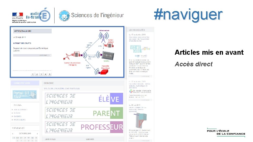 #naviguer Articles mis en avant Accès direct 