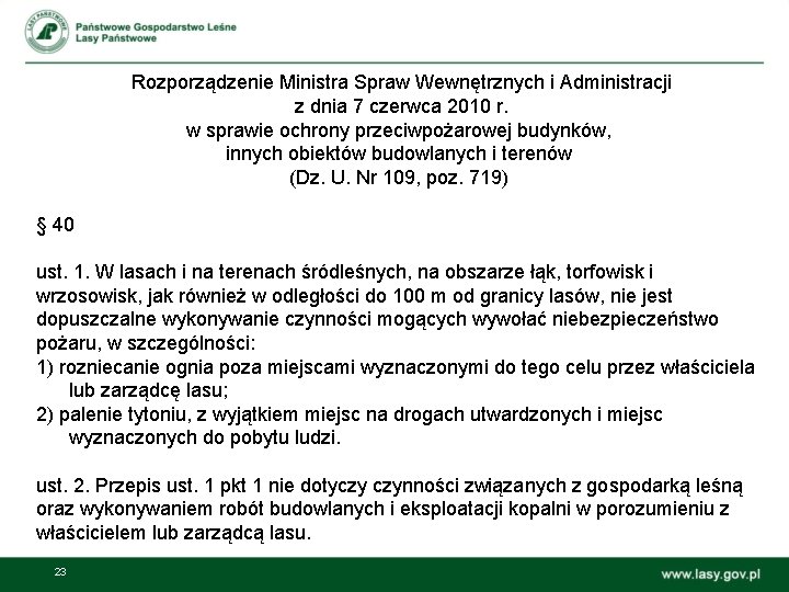 Rozporządzenie Ministra Spraw Wewnętrznych i Administracji z dnia 7 czerwca 2010 r. w sprawie