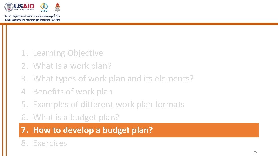 1. 2. 3. 4. 5. 6. 7. 8. Learning Objective What is a work 1. 2. 3. 4. 5. 6. 7. 8. Learning Objective What is a work