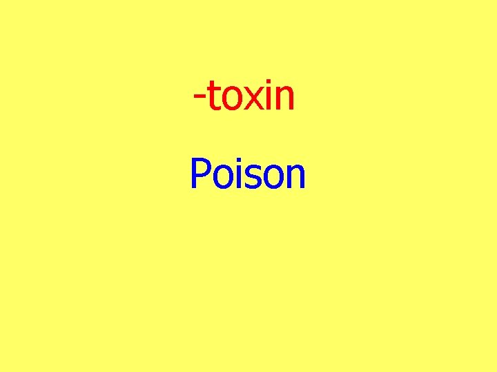 -toxin Poison 