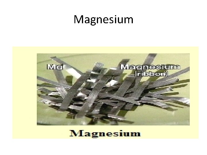 Magnesium 