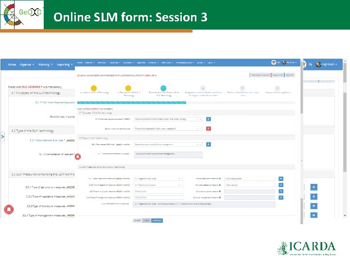 Online SLM form: Session 3 