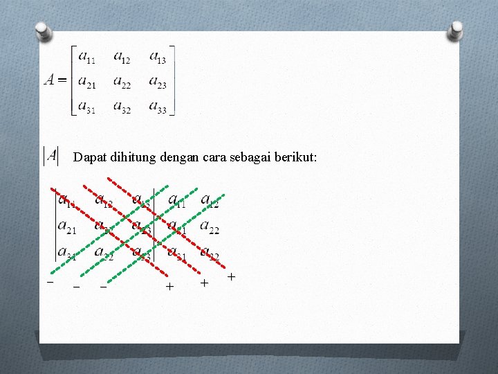 Dapat dihitung dengan cara sebagai berikut: − − − + + + 