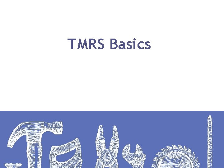 TMRS Basics 3 