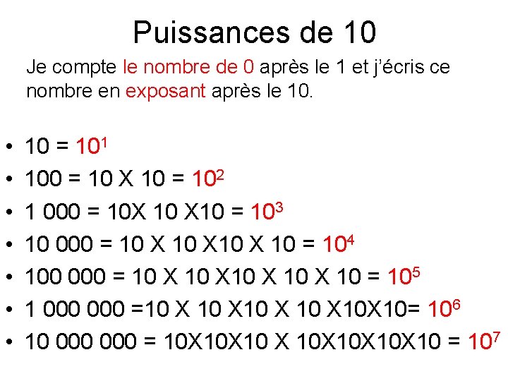 Dcomposer les nombres infrieurs 1 milliard Savoir dcomposer