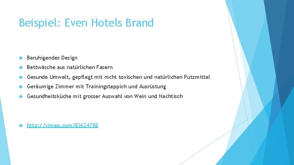 Beispiel: Even Hotels Brand Beruhigendes Design Bettwäsche aus natürlichen Fasern Gesunde Umwelt, gepflegt mit
