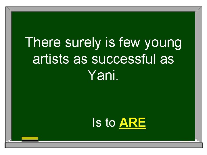 There surely is few young artists as successful as Yani. Is to ARE 