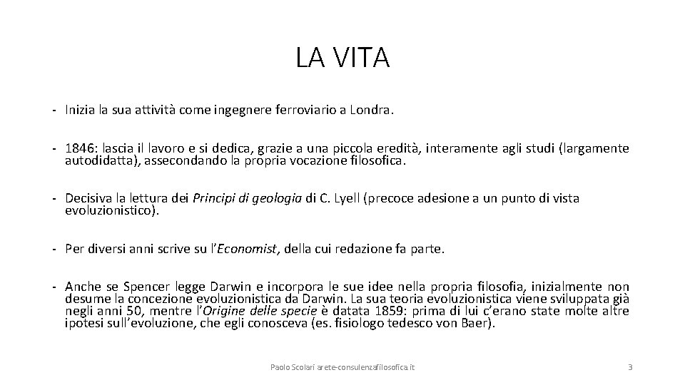 LA VITA - Inizia la sua attività come ingegnere ferroviario a Londra. - 1846: