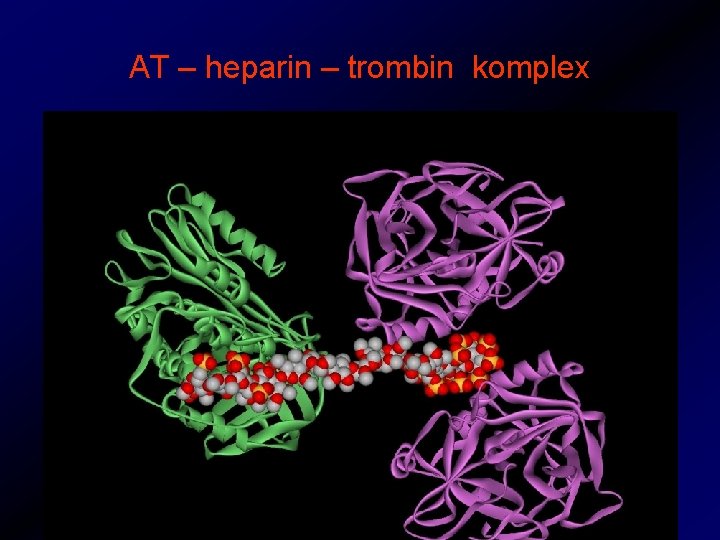 AT – heparin – trombin komplex 