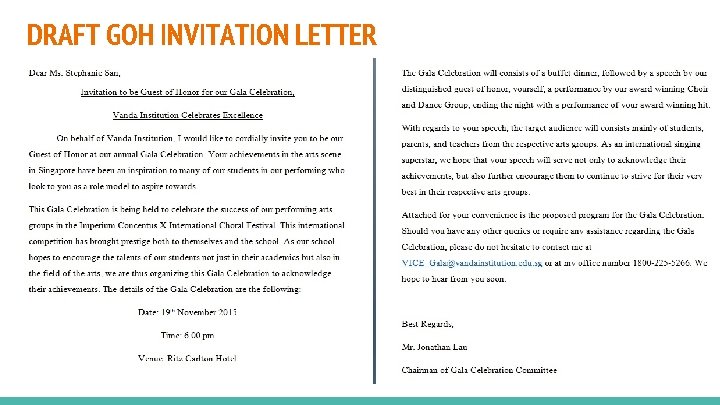 DRAFT GOH INVITATION LETTER 