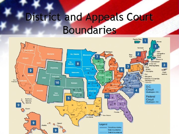 District and Appeals Court Boundaries 
