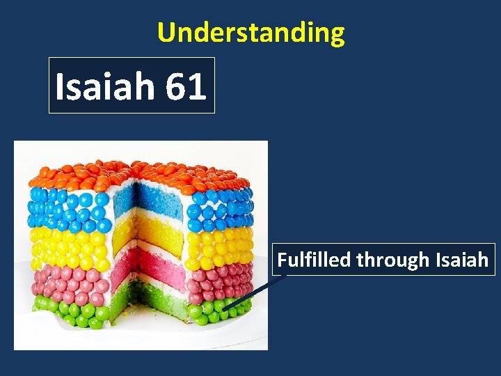 Understanding Isaiah 61 Fulfilled through Isaiah 