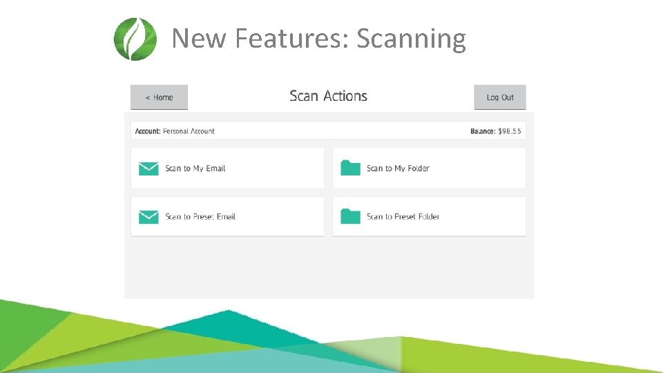 New Features: Scanning 