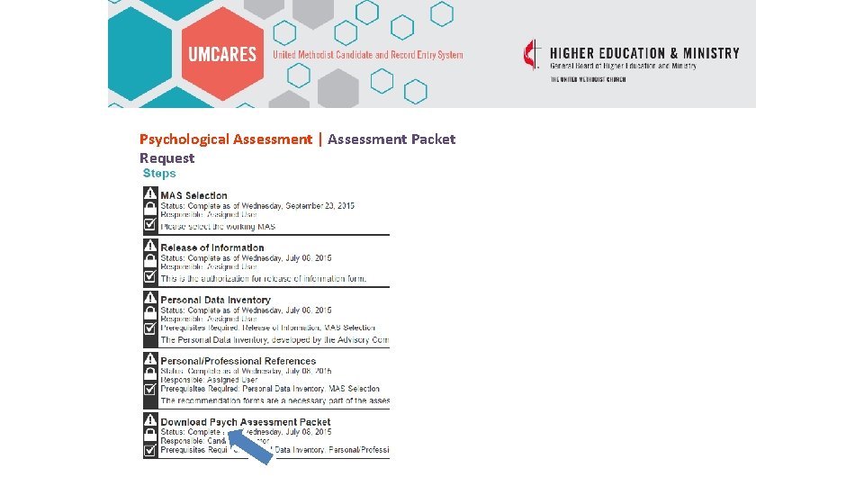 Psychological Assessment | Assessment Packet Request 