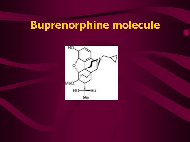Buprenorphine molecule 