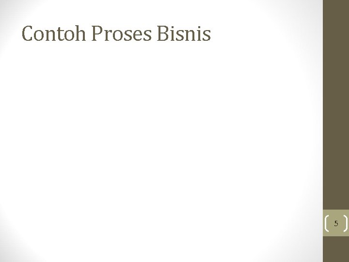 Contoh Proses Bisnis 5 