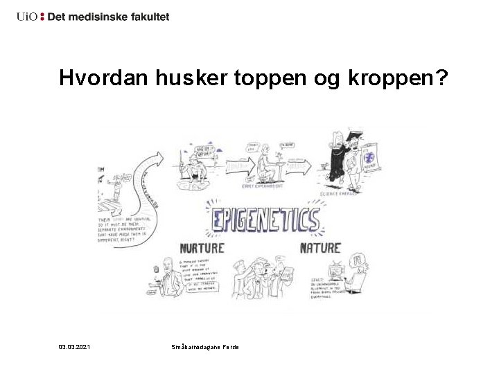 Hvordan husker toppen og kroppen? 03. 2021 Småbarnsdagane Førde 