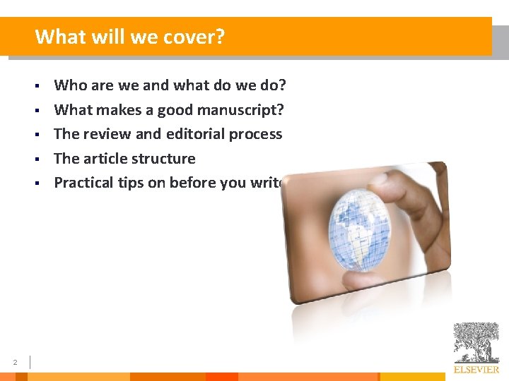 What will we cover? § § § 2 Who are we and what do