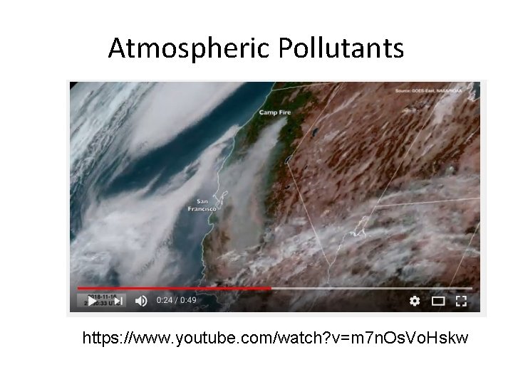 Atmospheric Pollutants https: //www. youtube. com/watch? v=m 7 n. Os. Vo. Hskw 