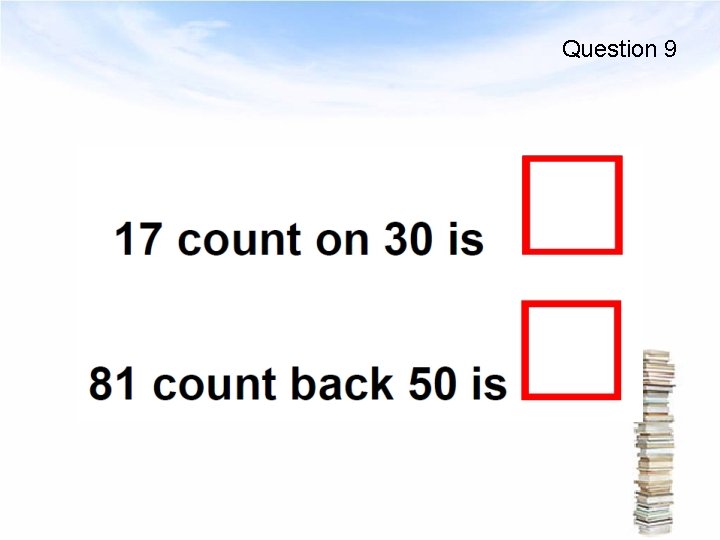 Question 9 