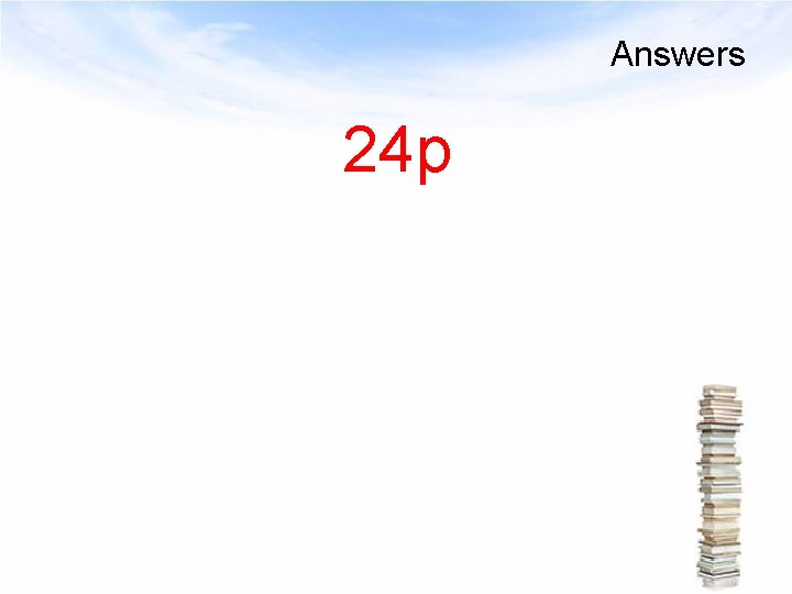 Answers 24 p 