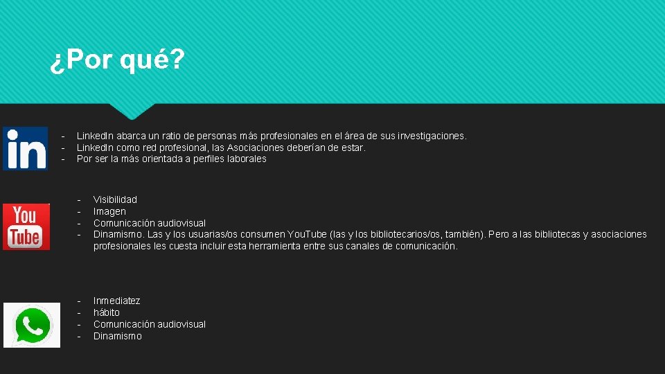 ¿Por qué? - Linked. In abarca un ratio de personas más profesionales en el