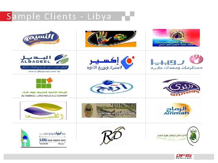 Sample Clients - Libya Office Information Systems 