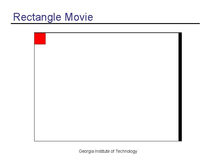 Rectangle Movie Georgia Institute of Technology 