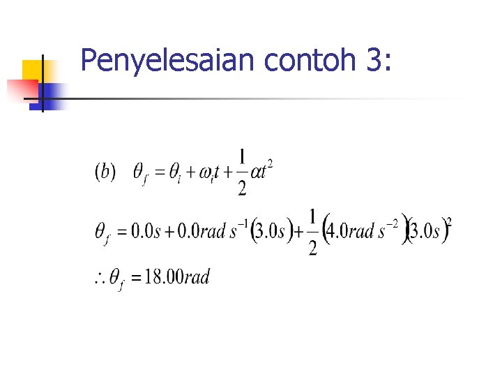 Penyelesaian contoh 3: 