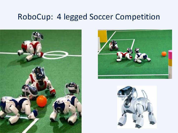 Robo. Cup: 4 legged Soccer Competition 