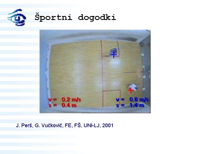 Športni dogodki J. Perš, G. Vučkovič, FE, FŠ, UNI-LJ, 2001 