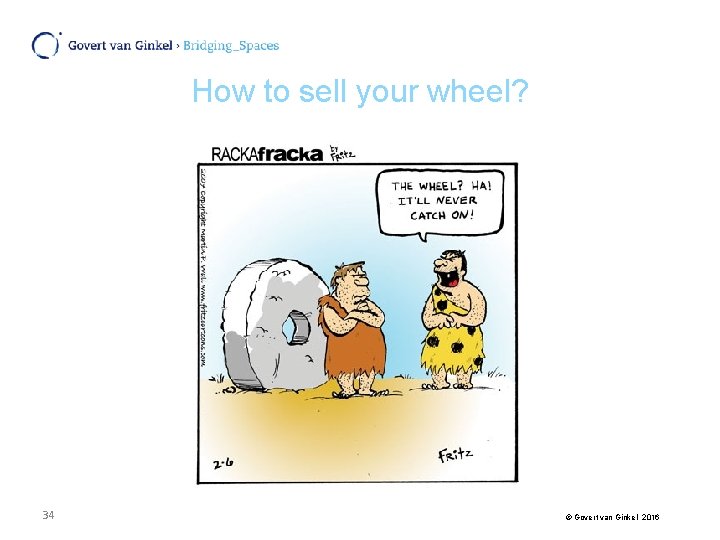 How to sell your wheel? 34 © Govert van Ginkel 2016 