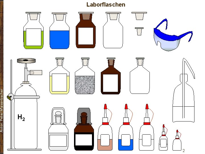 Autor: Peter Maisenbacher Laborflaschen H 2 2 