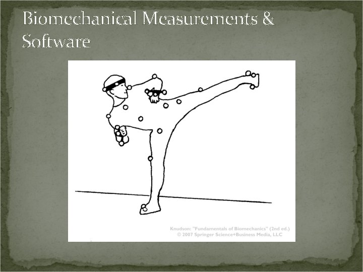 Biomechanical Measurements & Software 