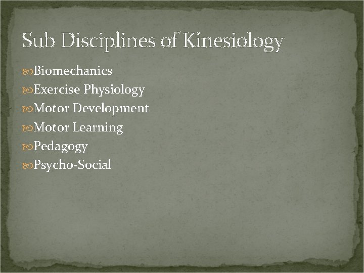 Body Biomechanics Dr Michael P Gillespie Kinesiology Biomechanics